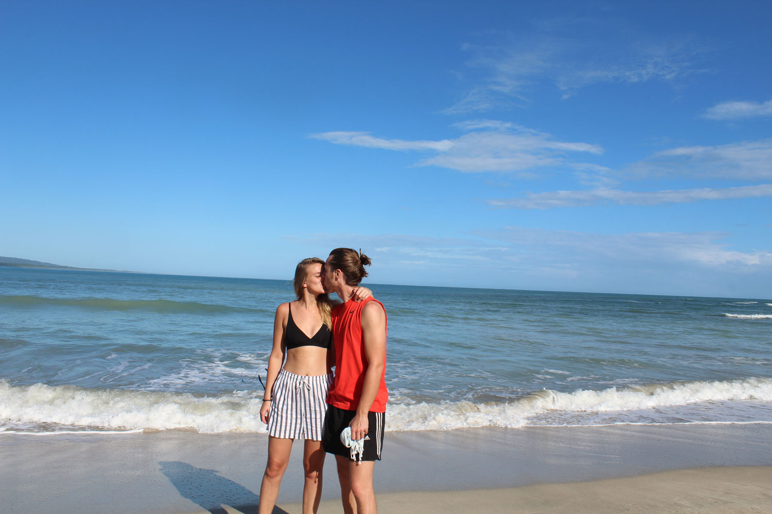 Us on the beach in Costa Rica